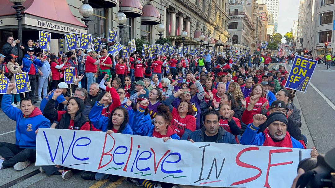 Hotel Workers Strike SF